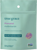 True Grace Multivitamínico Prenatal - Recambio de 120 Comprimidos Veganos - Con Metilfolato y Colina - Sin Gluten, Sin Soja - 60 Porciones
