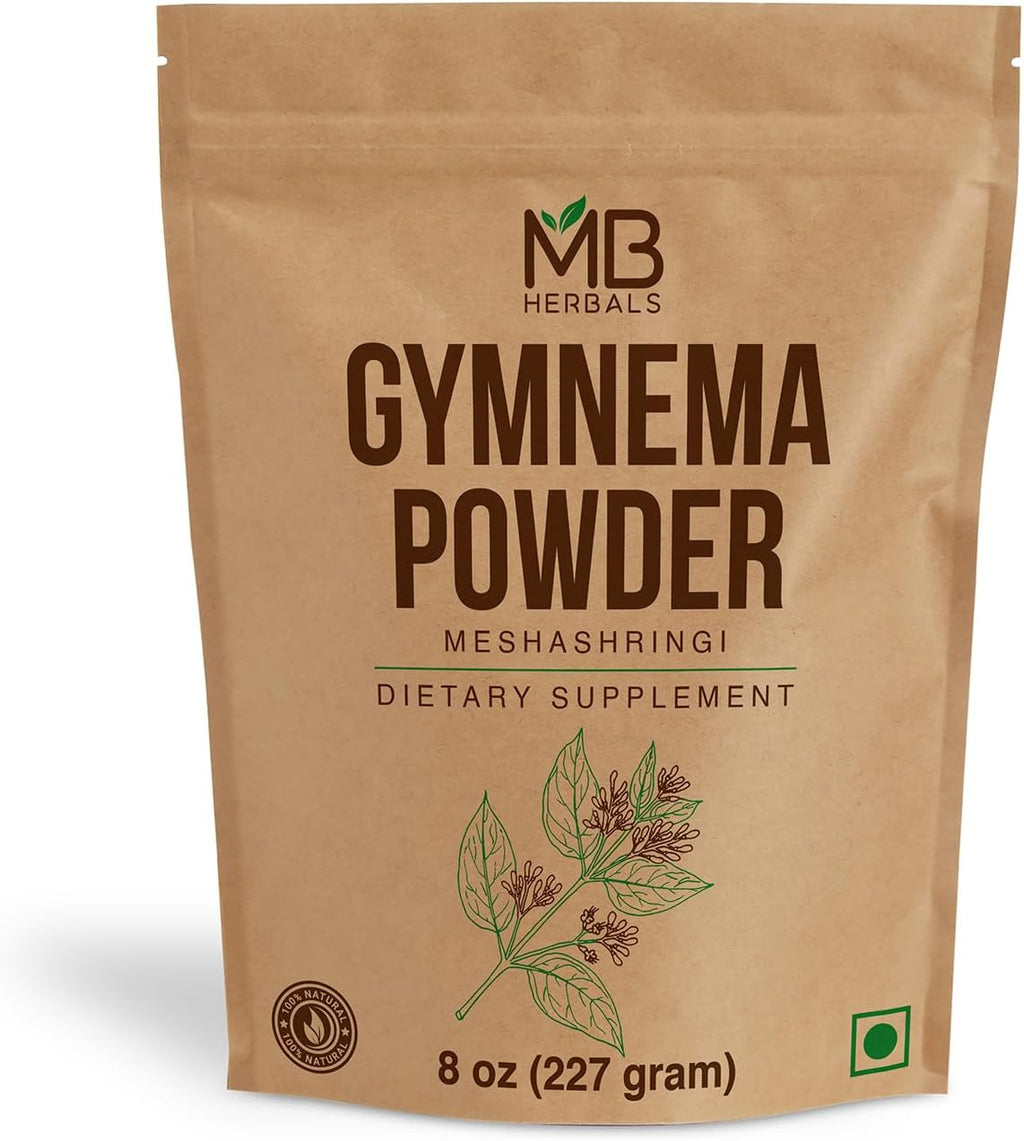 MB Herbals Gymnema Sylvestre en Polvo - 227g (8 oz) - Meshashringi