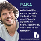 BESTVITE PABA 500mg (120 Cápsulas Vegetarianas) - Ácido para-Aminobenzoico
