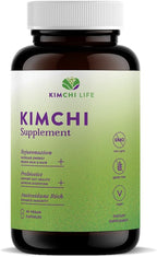 Kimchi Life – Cápsulas de Kimchi Fermentado Premium – Probióticos Veganos para la Salud Intestinal y el Sistema Inmunitario