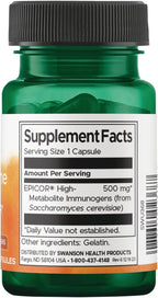 Swanson Rapid Immune Defense con EpiCor 500 mg - 30 Cápsulas (2 Paquetes)
