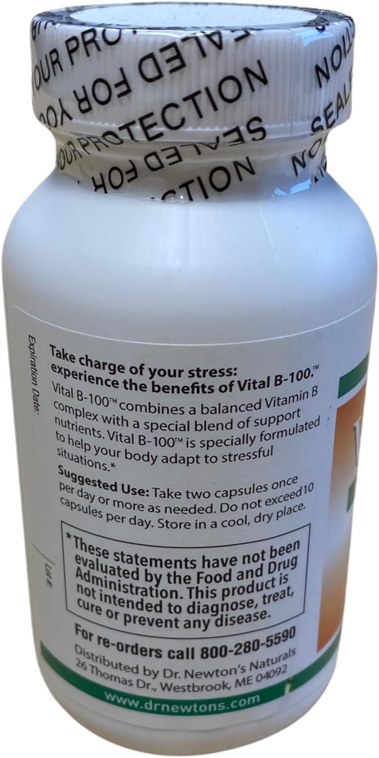 Vital B100 Complejo de Vitaminas B, 60 Cápsulas