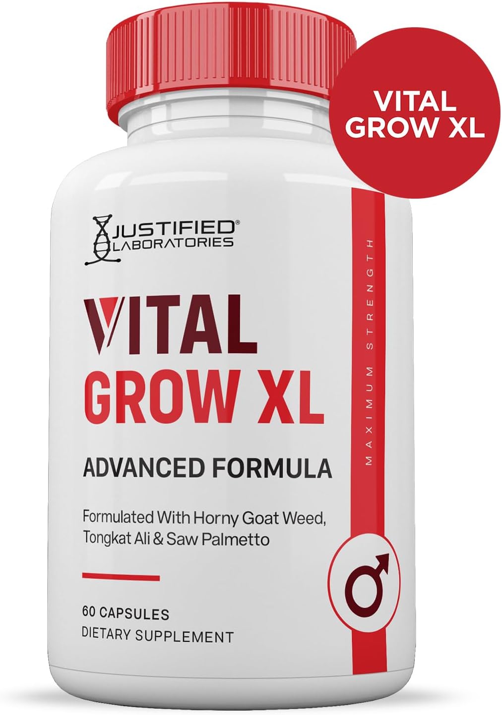 Vital Grow XL Pills 1484MG – Fórmula Avanzada para la Salud Masculina, 60 Cápsulas