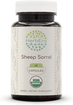 HerbEra Sheep Sorrel USDA Orgánico 60 Cápsulas