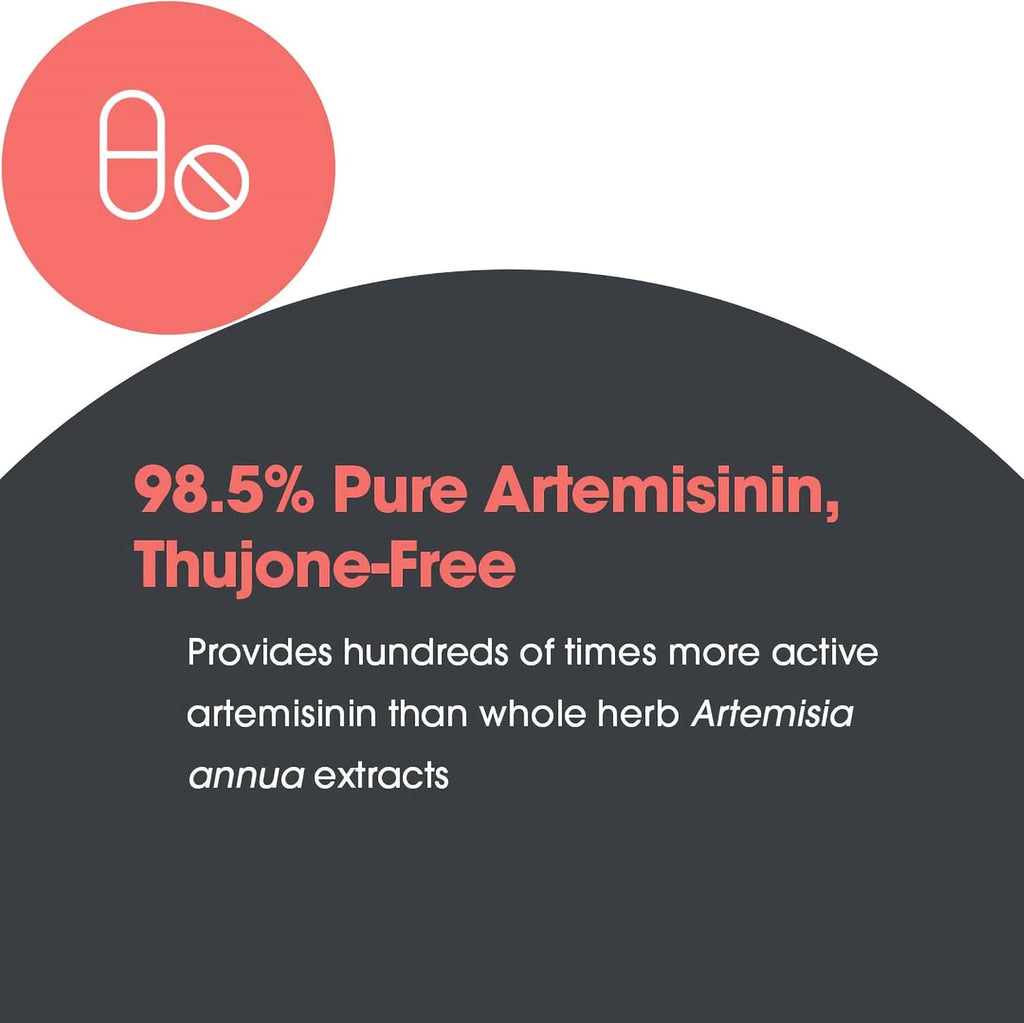 ARG Artemisinina - 200 mg de Extracto Concentrado de Artemisa Dulce por Dosis - Hipoalergénico y Vegetariano - 300 Cápsulas