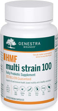 Genestra Brands HMF Multi Strain 100 – Concentrated 14-Strain Probiotic, 100 Billion CFU, 30 Capsules