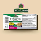Nature's Answer Extracto de Semilla de Fenogreco con Alcohol Orgánico - 1 Onza Líquida