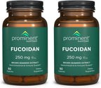 Prominent Nutrition Fucoidan 250 mg – 60 Cápsulas – Extracto de Alga Parda Premium para el Apoyo Digestivo e Inmune