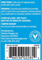 The Vitamin Shoppe Biotina 1 mg - 100 Cápsulas