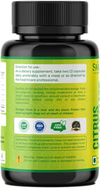 Citrus Bergamot 1110mg | 5-en-1 Fórmula Cardiovascular con Niacina | 60 Cápsulas Veganas