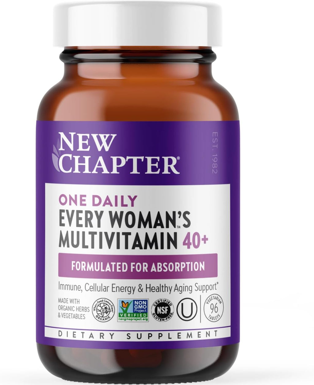 New Chapter Every Woman's One Daily 40+ - Multivitamínico para Mujeres (48 comprimidos)