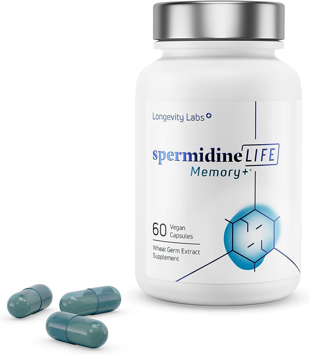 SpermidineLIFE Memory+ 1300mg - 60 Cápsulas Vegetarianas