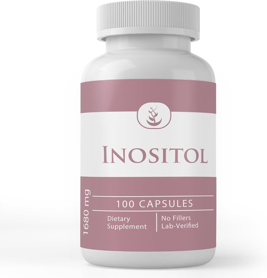 PURE ORIGINAL INGREDIENTS Inositol, 100 Cápsulas - Siempre Puro, Sin Aditivos ni Rellenos