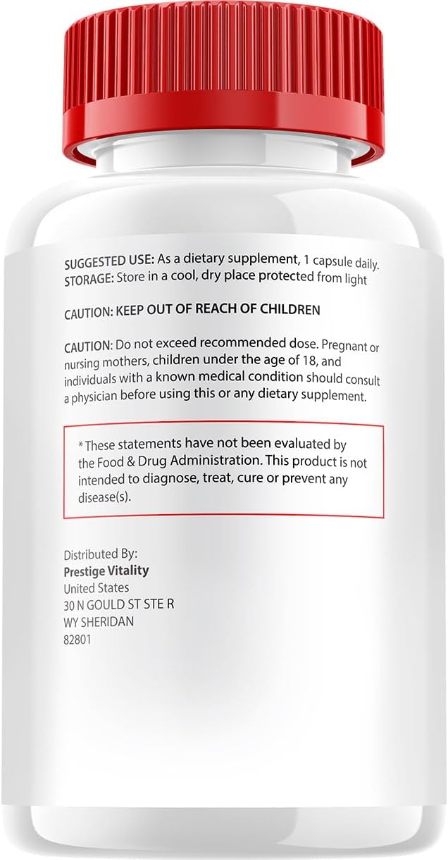 Gluco Bio Healthy Vitamin Capsules - 120 Cápsulas (2 Envases)
