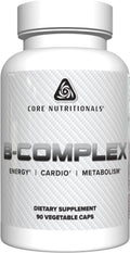 Core Nutritionals B Complex | Complejo B 8 Vitaminas + Colina e Inositol | 90 Cápsulas
