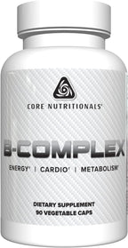 Core Nutritionals B Complex | Complejo B 8 Vitaminas + Colina e Inositol | 90 Cápsulas