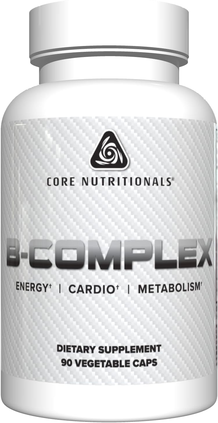 Core Nutritionals B Complex | Complejo B 8 Vitaminas + Colina e Inositol | 90 Cápsulas