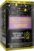 ACTIF Cell Division Support - Máxima Potencia con 10+ Factores, No Transgénico, 1 Mes de Suministro