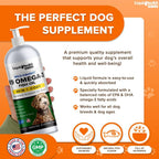 Liquid Health Pets K9 Omega 3 Aceite de Pescado para Perros - 3 Pack de 473 ml