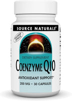 Source Naturals Coenzima Q10 200 mg - 60 Cápsulas Vegetarianas