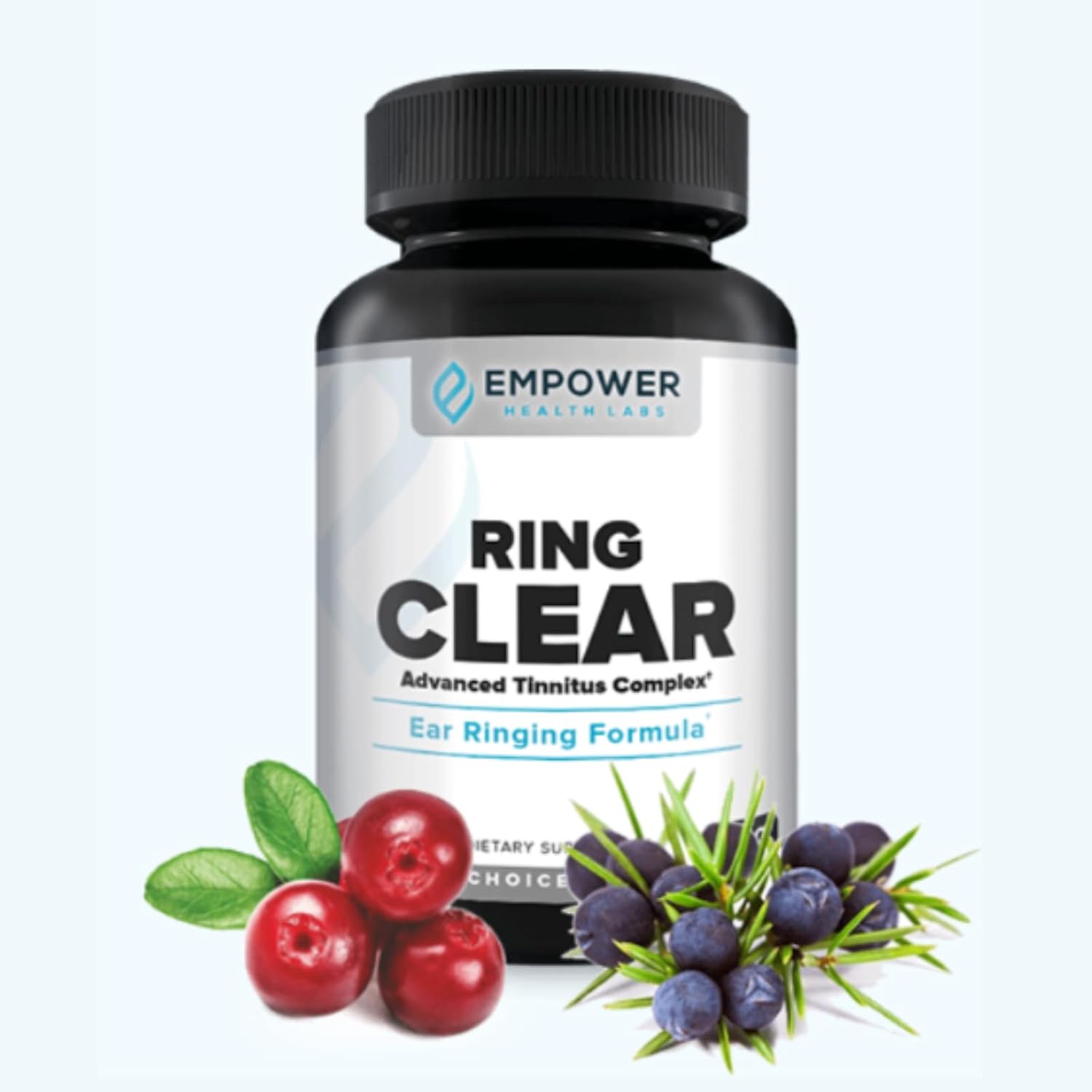 Ring Clear Fórmula Natural para el Alivio del Zumbido en los Oídos - 30 Días