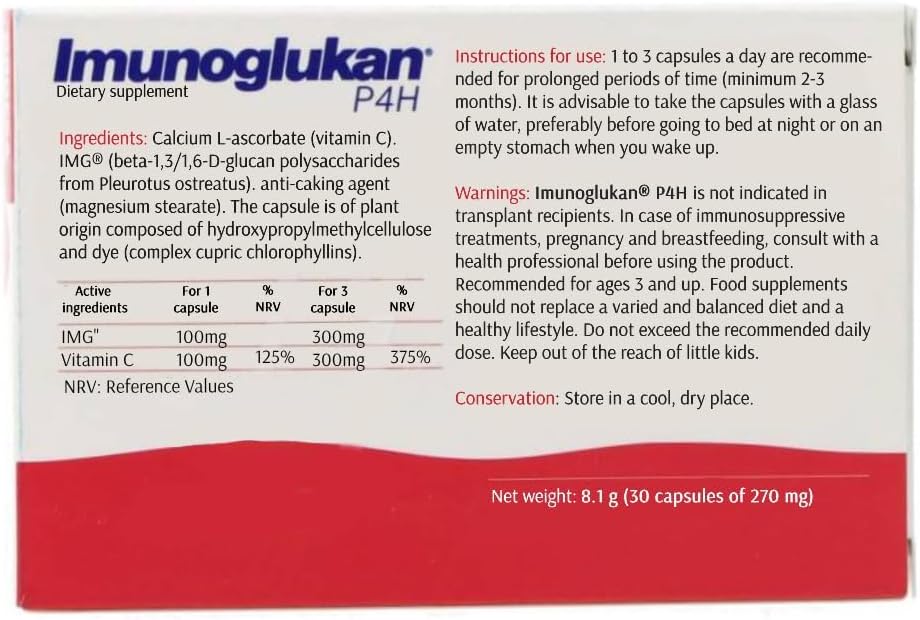 ImunoglukanP4H 40 Cápsulas