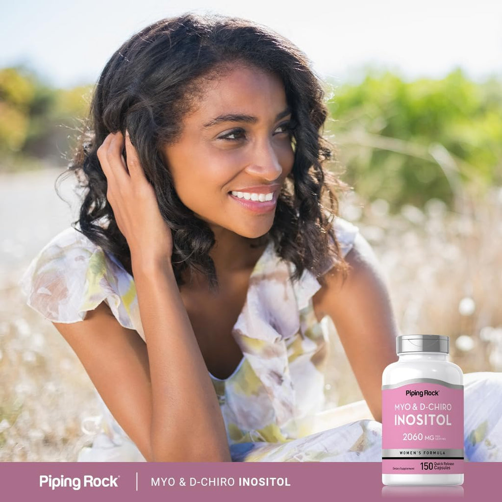 Myo-Inositol & D-Chiro Inositol | 150 Cápsulas | Fórmula Completa para Mujeres