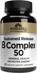 Windmill B-Complex Liberación Sostenida, 60 Comprimidos