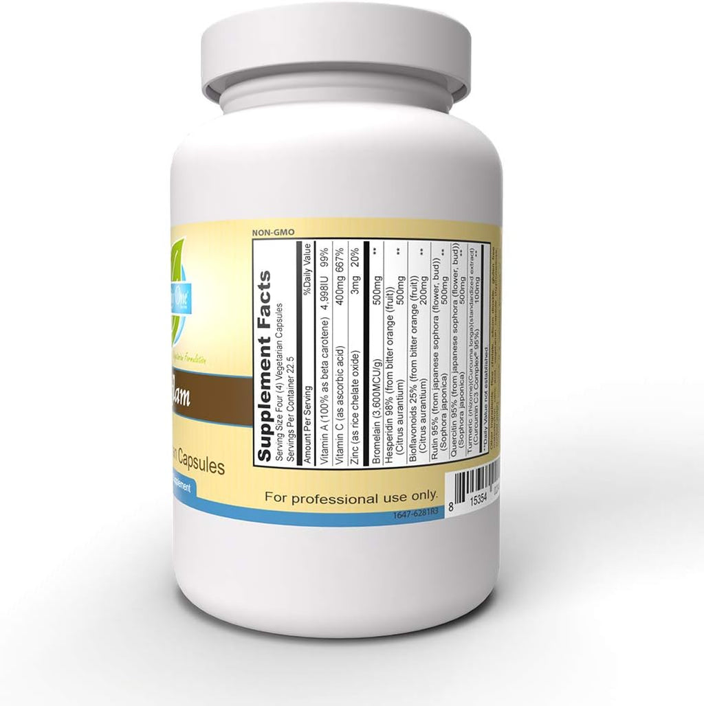 Priority One Vitamins Enflam 90 Cápsulas Vegetarianas - Alta Dosis de Bioflavonoides