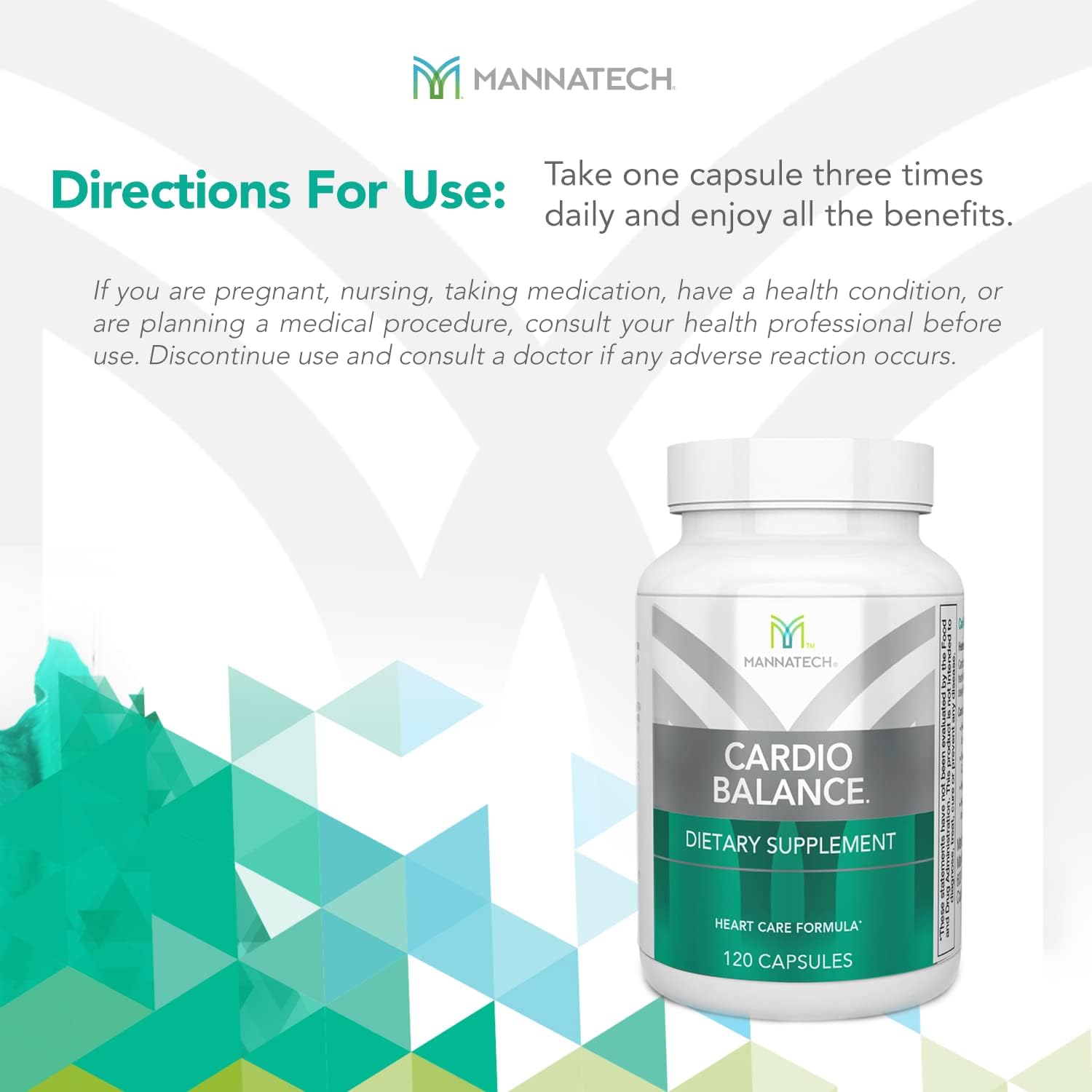 Mannatech CardioBALANCE, 90 Cápsulas