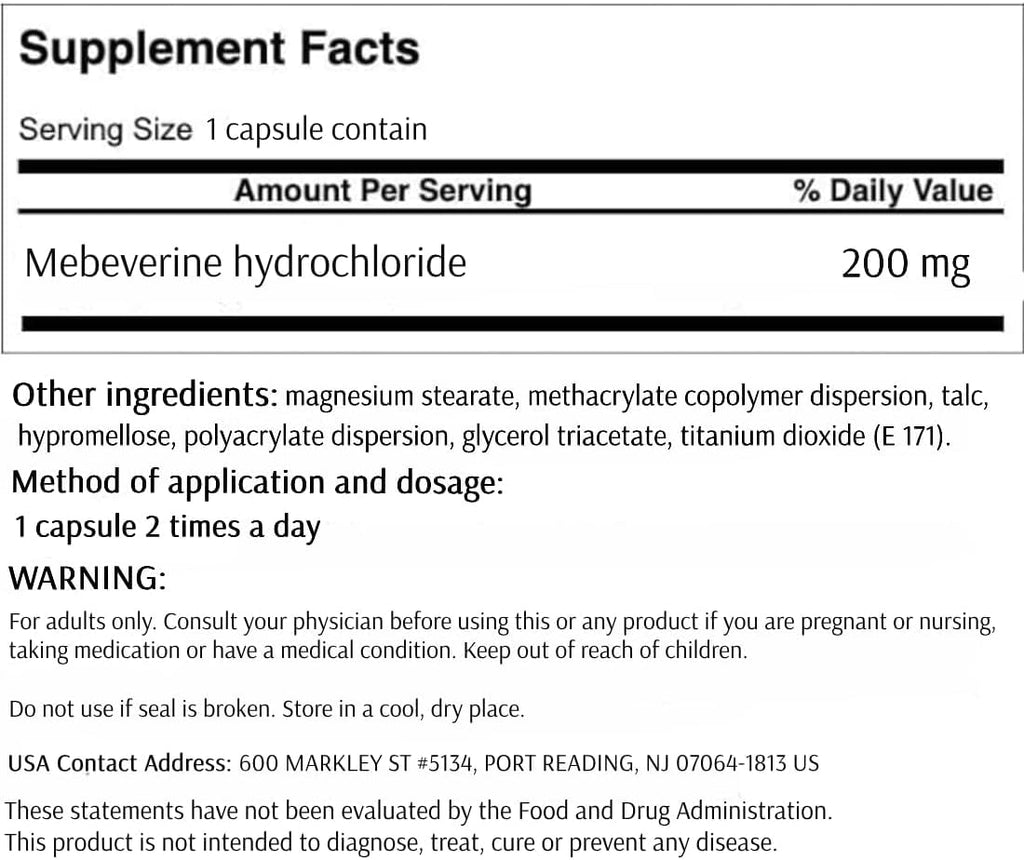 Duspatalin 200 mg 30 Cápsulas