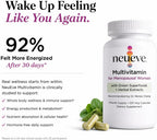 NeuEve Multivitamínico para la Menopausia - Sin Hormonas - Con Superalimentos Verdes - 120 Cápsulas Veganas