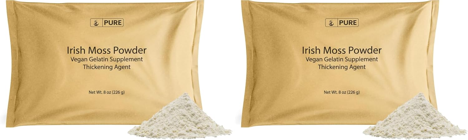 Pure Original Ingredients Irish Moss Powder (227g) – Alga Carragenina Seca, Sin Gluten