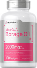 Aceite de Borraja 2000 mg | 120 Cápsulas Blandas | 320 mg de GLA | Horbäach