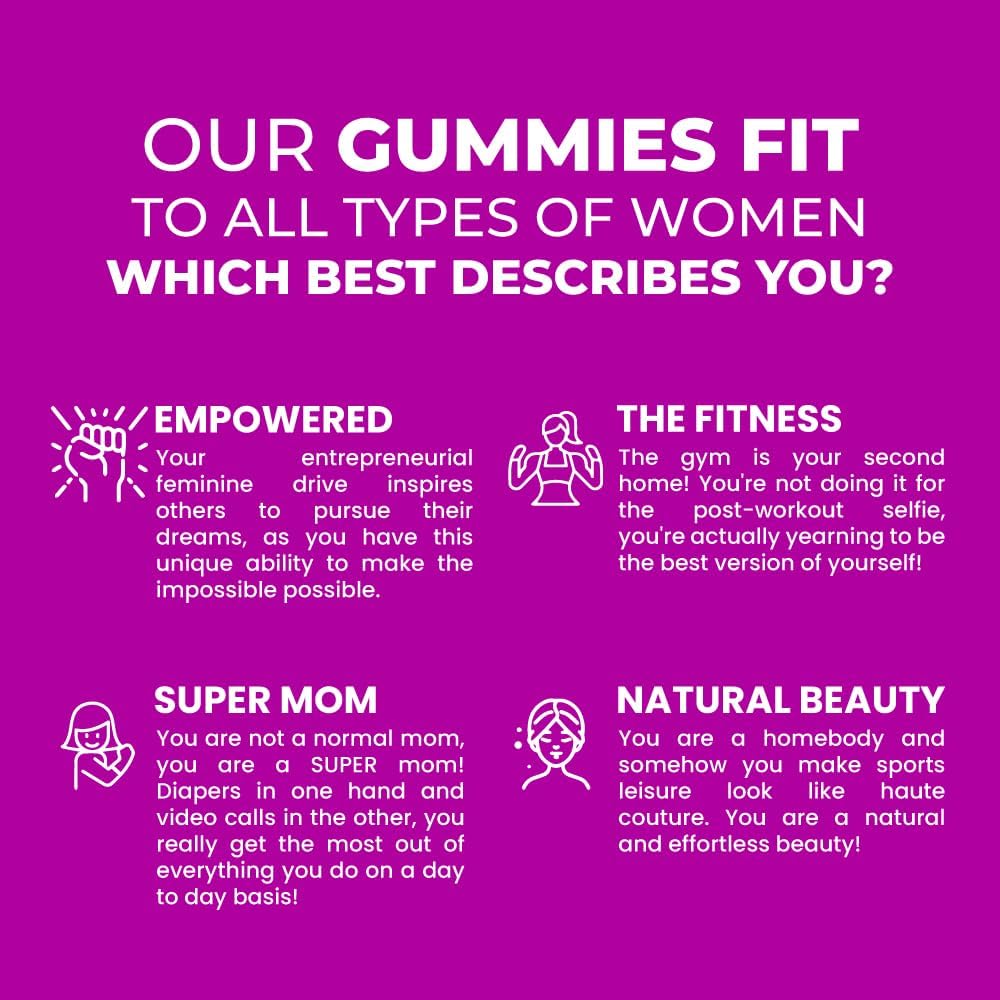 Esmerally Women's Pack - Multivitamin para Mujer y Gummies de Vinagre de Manzana - 120 Gummies - Sabor Fruta Natural - Sin Gluten y No Transgénico