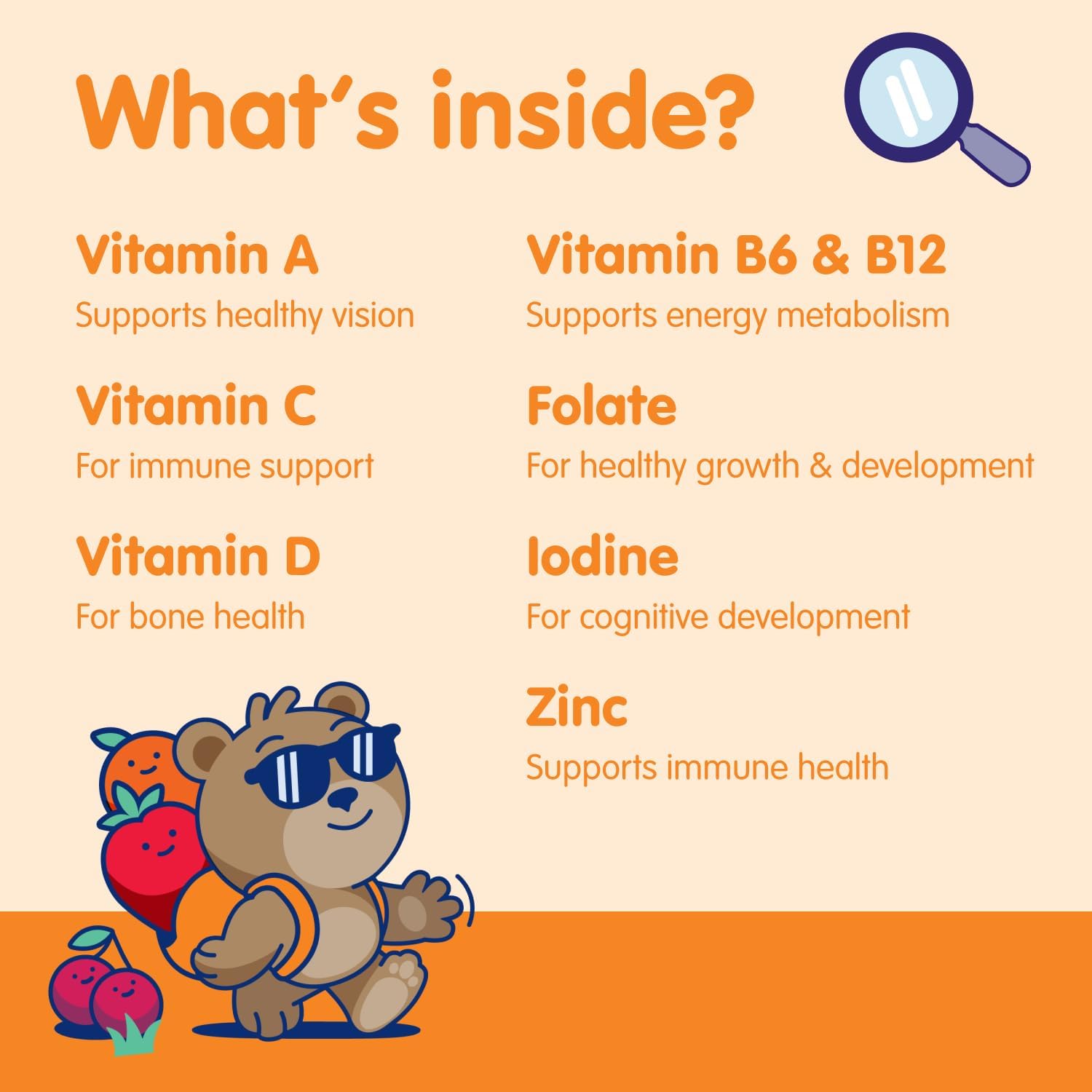 DR. MORITZ Gomitas Multivitamínicas para Niños | 14 Vitaminas | 60 Gomitas | Desde 2 Años