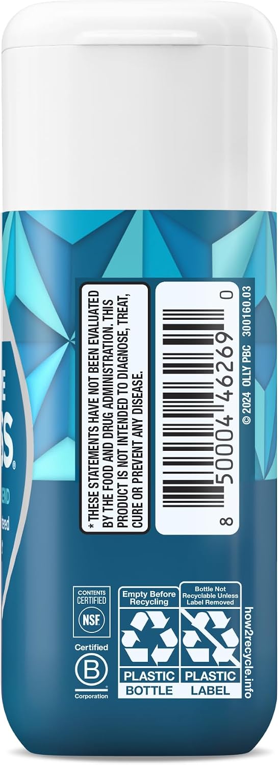 OLLY Ultra Strength Goodbye Stress Softgels - Complemento para el Estrés con GABA, Ashwagandha y L-Teanina, 60 Cápsulas
