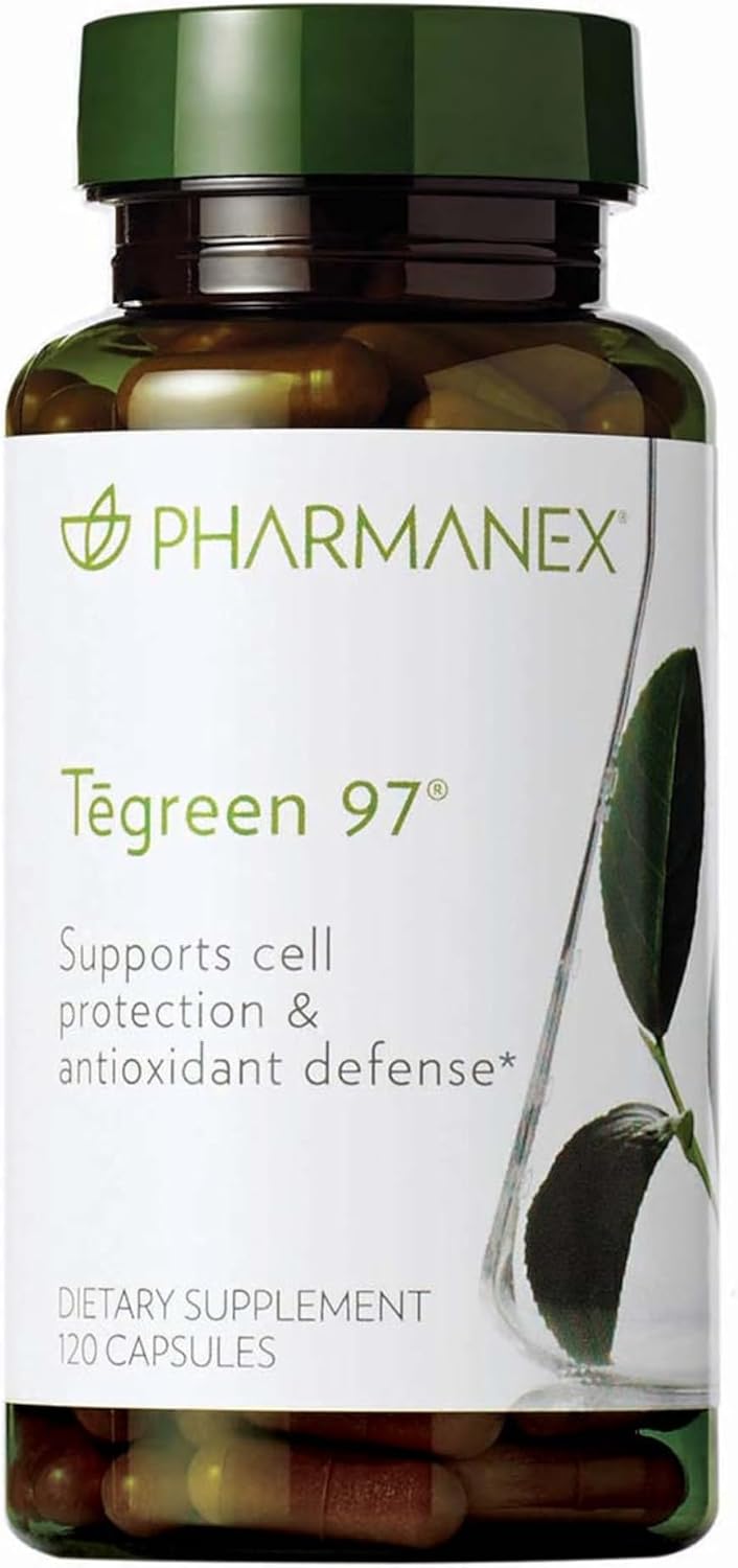 Nu Skin Pharmanex Tegreen 97 - Protección Celular | 120 Cápsulas | Extracto de Té Verde con 97% Polifenoles