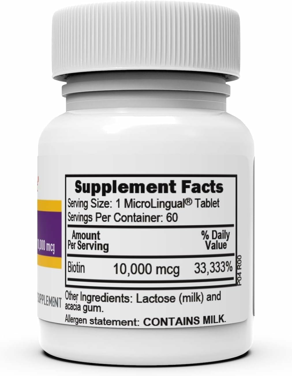 Superior Source Biotina 10.000 mcg - Suplemento dietético de biotina para cabello, piel y uñas - 60 tabletas sublinguales de disolución rápida