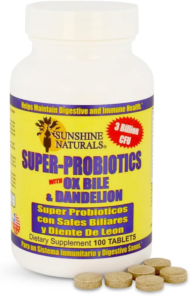 Sunshine Naturals Super Probióticos 100 Cápsulas