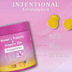 DYALE Gominolas Probióticas para Mujer Sabor Piña | 60 Gominolas | Equilibrio pH y Salud Digestiva