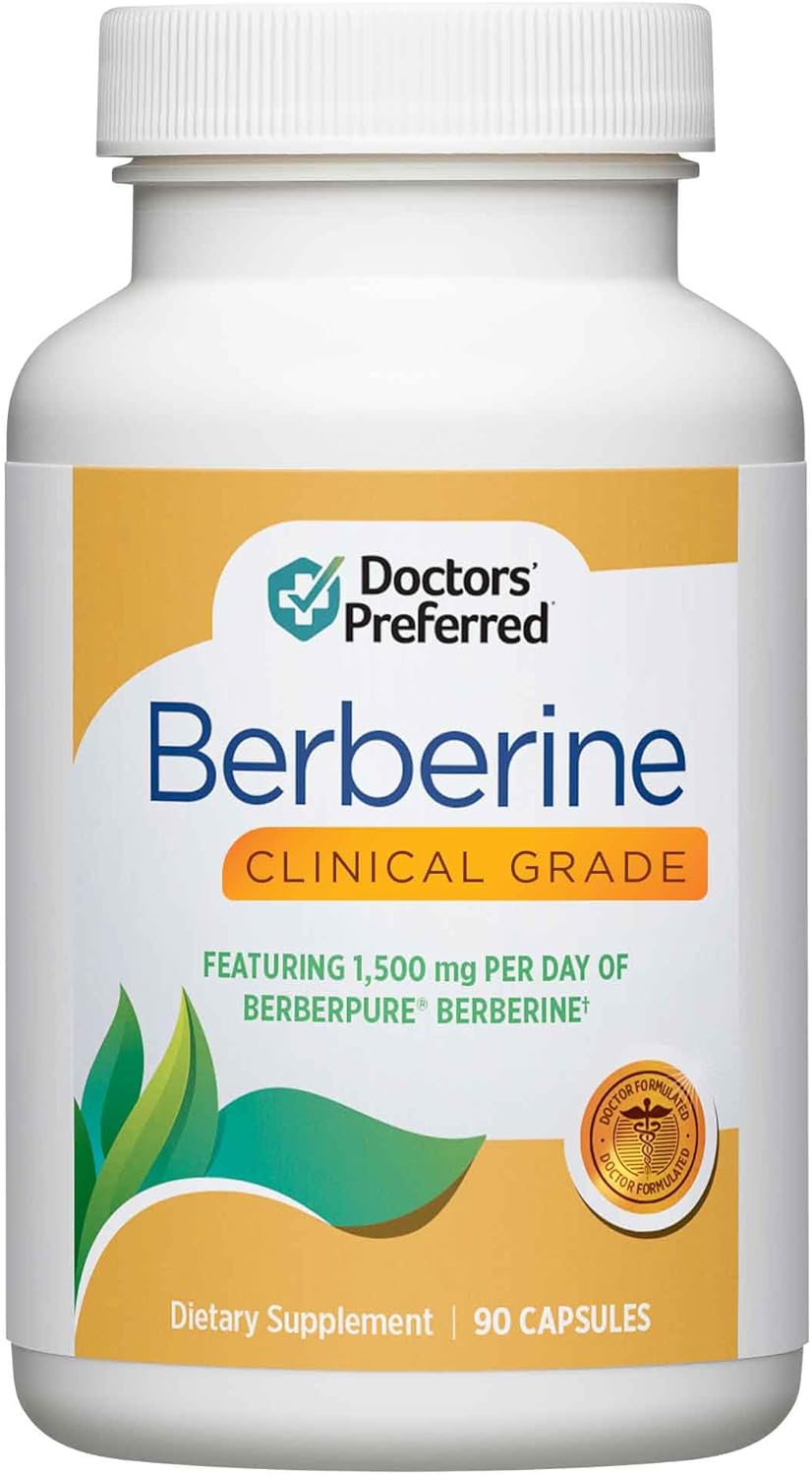 DOCTORS' PREFERRED Berberina Clinical Grade - 90 Cápsulas