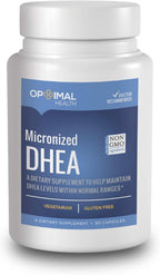 OPTIMALHEALTH DHEA 25 mg - Micronizado para Mayor Absorción | Apoyo al Equilibrio Hormonal y Bienestar