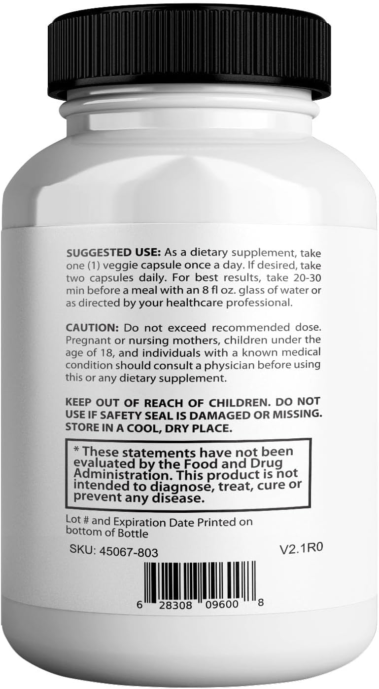 BIOQUIRE Gluco Pure Ultra - Suplemento dietético, 60 cápsulas