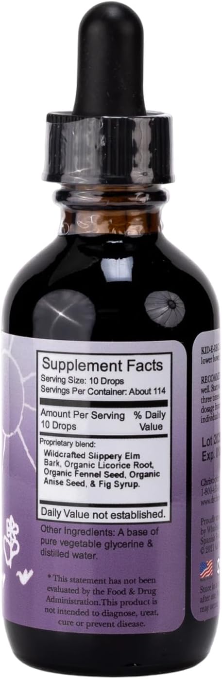 Christopher's Original Formulas Kid-e-Reg Tónico Herbal para Niños – Pack de 2 (2 oz cada uno)