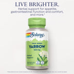 SOLARAY True Herbs Milenrama 320 mg, 100 Cápsulas Vegetales