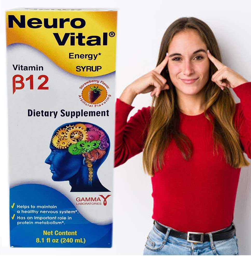 Neuro Vital B12 Energy Syrup - Jarabe de Vitamina B12