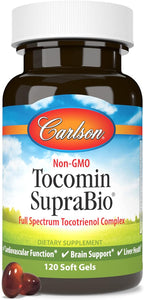 Carlson - Tocomin SupraBio, Broad Spectrum Tocotrienol Complex, Non-GMO, 120 Soft Gels