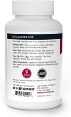 Kirkman - Children's Multivitamin and Mineral - 120 Capsules - Broad-Spectrum Formula with Coenzyme Q-10 - No Artificial Colors or Flavors