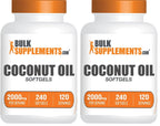 Aceite de Coco en Cápsulas Blandas - 2000 mg, 240 cápsulas